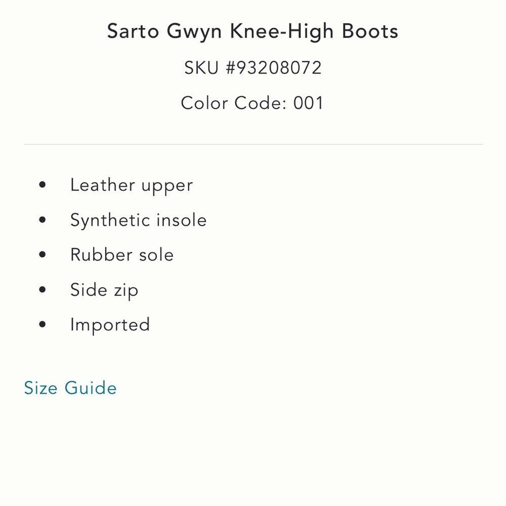 Anthropology Sarto Gwyn Knee-High Leather Boots - Picture 4 of 5